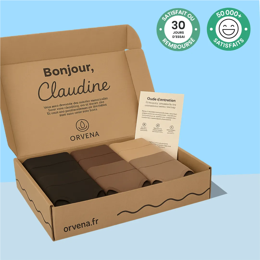 Culotte fuite urinaire Signature (lot de 3)