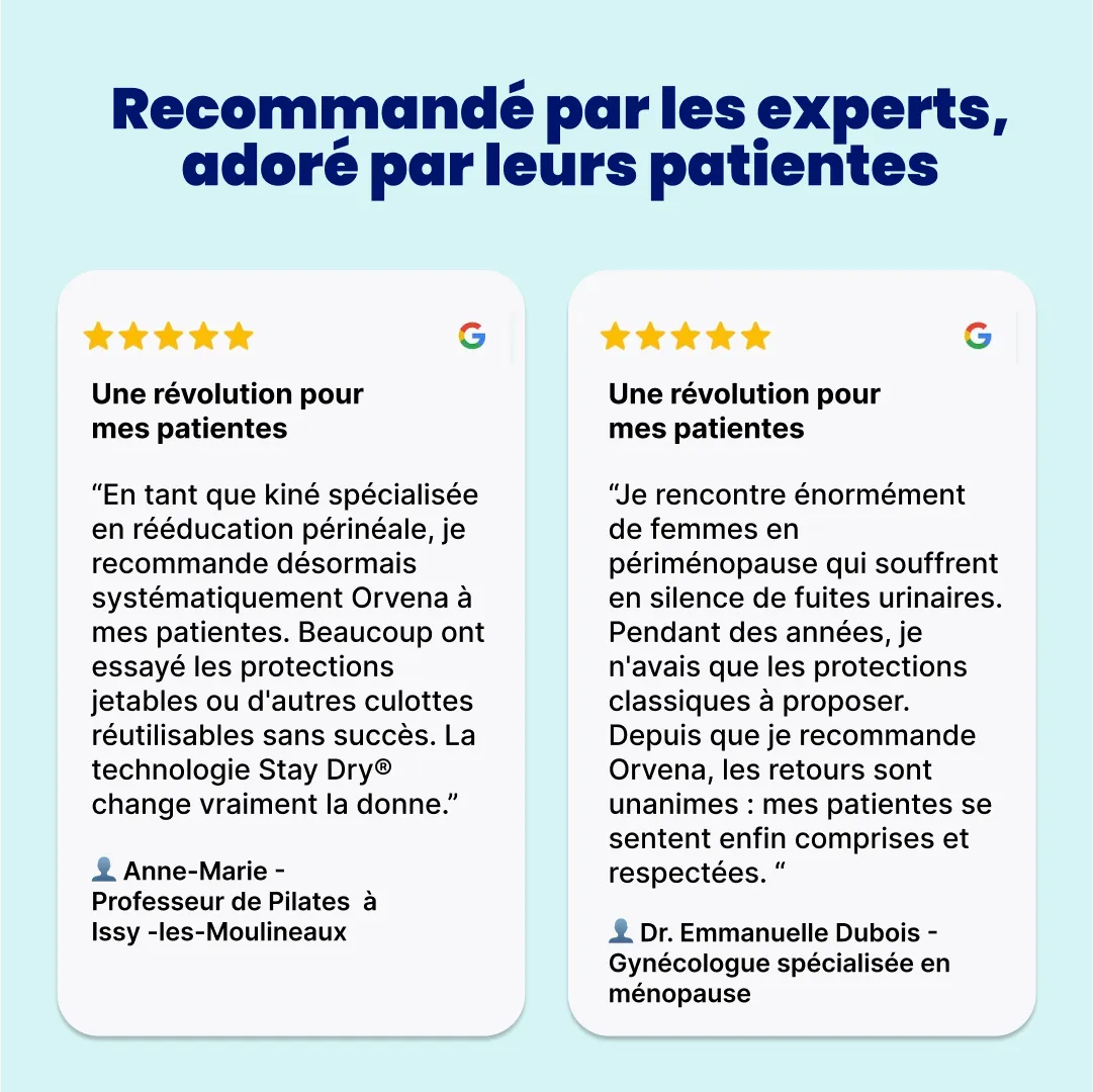 Culotte fuite urinaire en dentelle