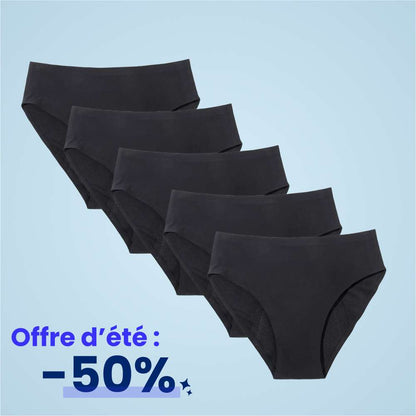Culotte fuite urinaire sans couture (lot de 5)