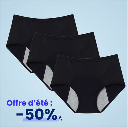 Culotte fuite urinaire (lot de 3)