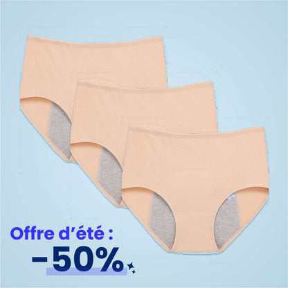Culotte fuite urinaire (lot de 3)