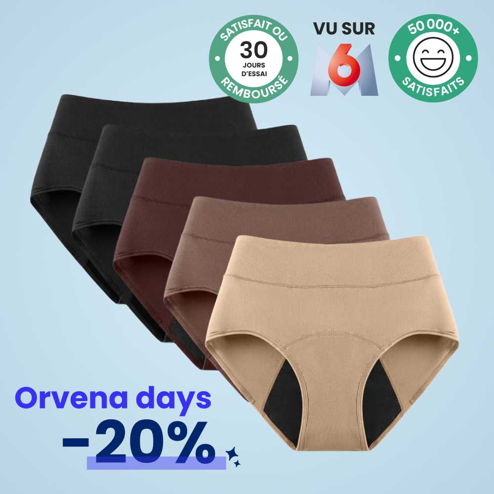 Culotte fuite urinaire Signature (lot de 3)