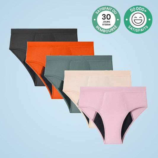 Culotte fuite urinaire taille haute