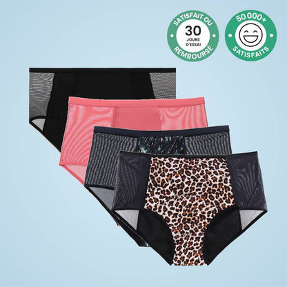 Culotte fuite urinaire en dentelle