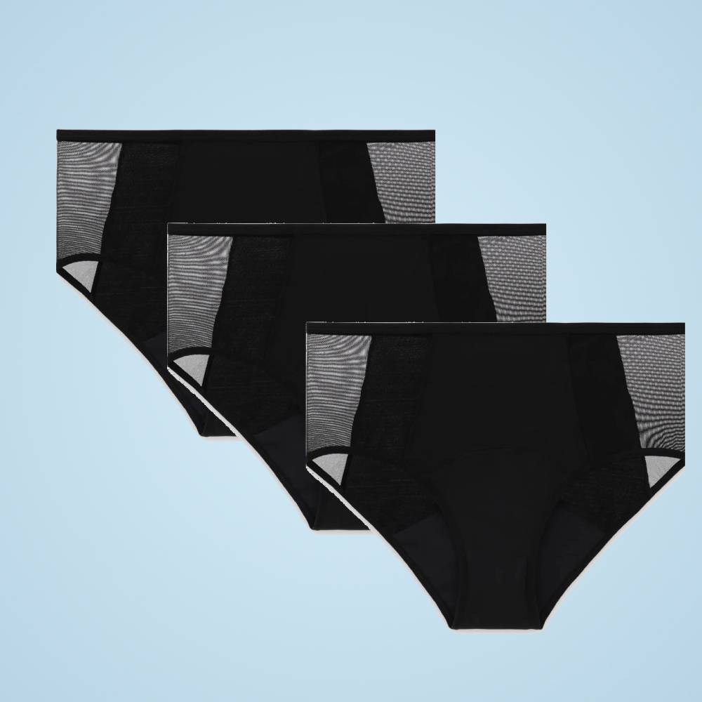 Culotte fuite urinaire en dentelle