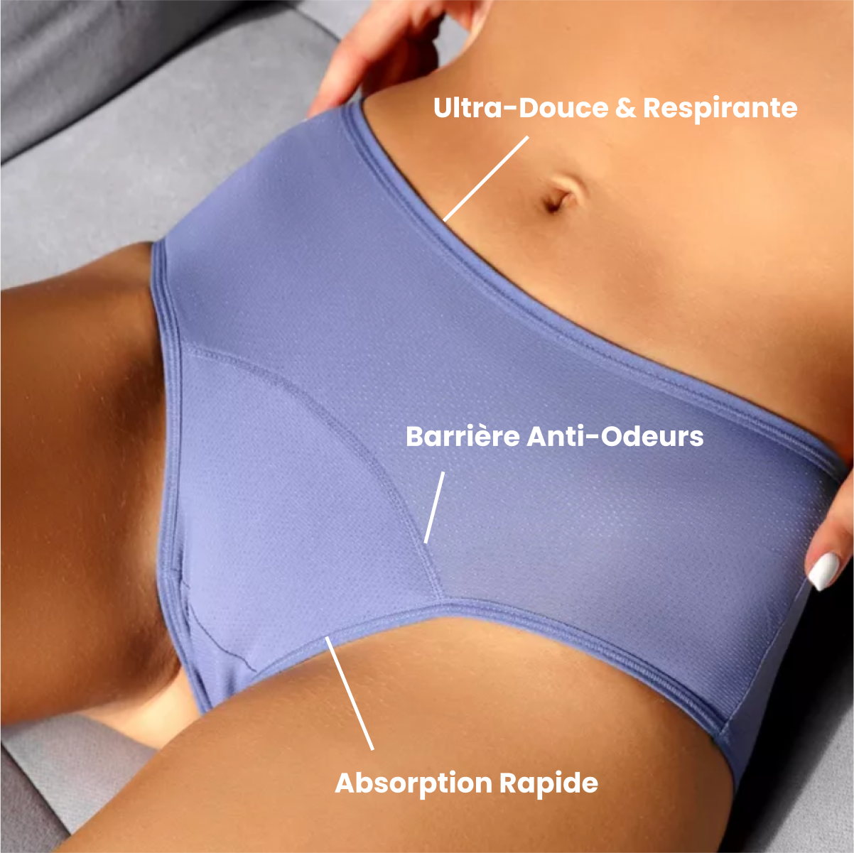 Culotte fuite urinaire sans couture (lot de 5)